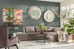 Narożnik Infinity Velvet 302x182 cm taupe prawy