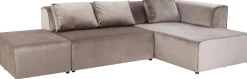 Narożnik Infinity Velvet 302x182 cm taupe prawy