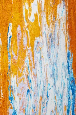 Obraz abstrakcyjny do salonu pomarańczowy duży 120x180 cm