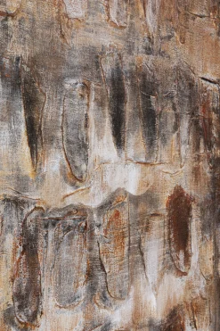 Obraz abstrakcyjny do salonu brązowy 90x120 cm