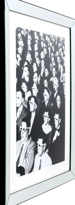 Obraz Audience 86x106 cm - rama lustrzana