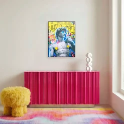 Obraz David Graffiti LED 60x80cm