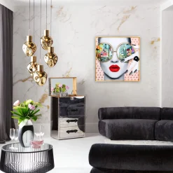 Obraz do salonu nowoczesny Times Square 80x80 cm
