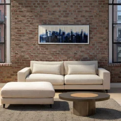 Obraz do salonu poziomy niebieski miasto 160x60 cm