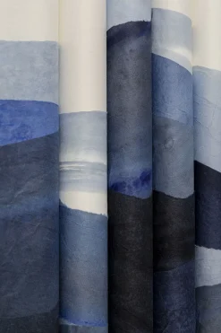 Obraz do salonu poziomy niebieski miasto 160x60 cm
