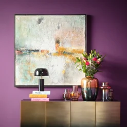 Obraz Dust Gold 120x120 cm