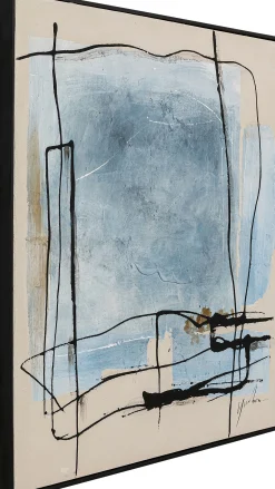 Obraz Dust 100x100 cm niebieski