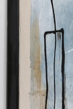 Obraz Dust 100x100 cm niebieski