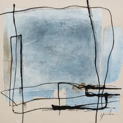 Obraz Dust 100x100 cm niebieski