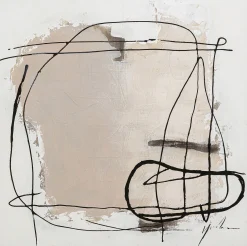Obraz Dust 100x100 cm szary