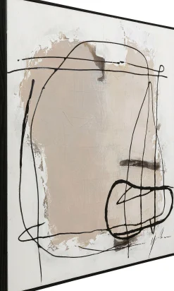 Obraz Dust 100x100 cm szary