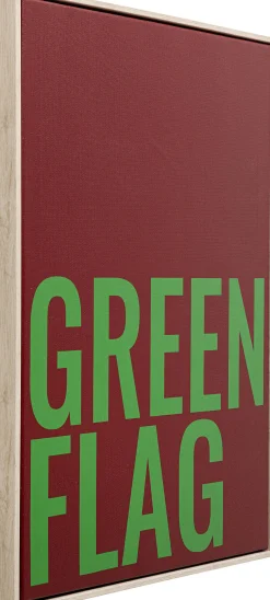 Obraz Green Flag 40x60cm