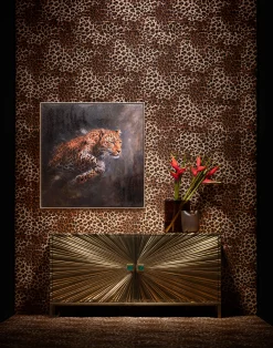 Obraz Hunting Leopard 103x103cm
