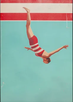 Obraz Jumping Girl Down 103x73cm