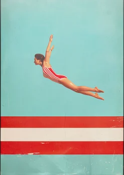 Obraz Jumping Girl Up 103x73cm