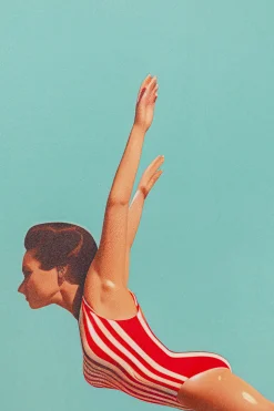 Obraz Jumping Girl Up 103x73cm