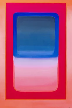 Obraz kolorowy geometryczny płótno bawełniane 100x150 cm