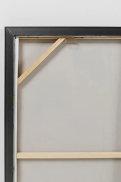 Obraz kolorowy motyw abstrakcyjny rama czarna 100x100 cm