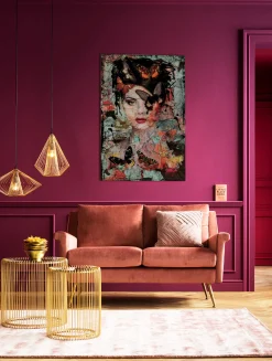 Obraz Lady Butterfly 100x150 cm kolorowy