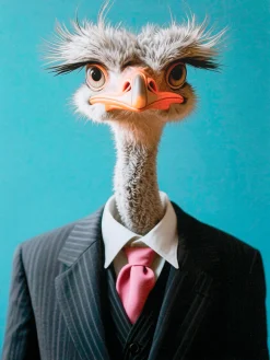 Obraz Mister Ostrich 45x60cm