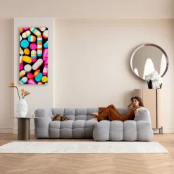 Obraz na płótnie Pastilla Stripes 70x140cm
