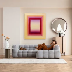 Obraz na płótnie Tendency fioletowy 140x170cm