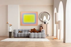 Obraz na płótnie Tendency żółty 120x160cm