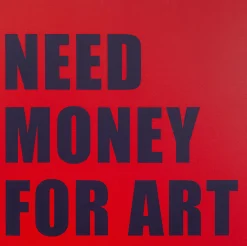 Obraz Need Money 80x80cm