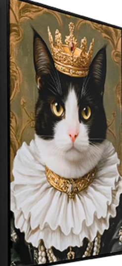 Obraz Prinzess Cat czarny 40x50cm