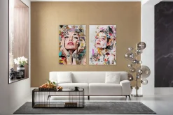 Obraz szklany Artsy Portrait Side 80x120cm