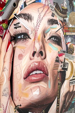 Obraz szklany Artsy Portrait Front 80x120cm