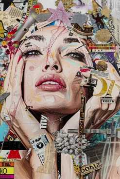 Obraz szklany Artsy Portrait Front 80x120cm