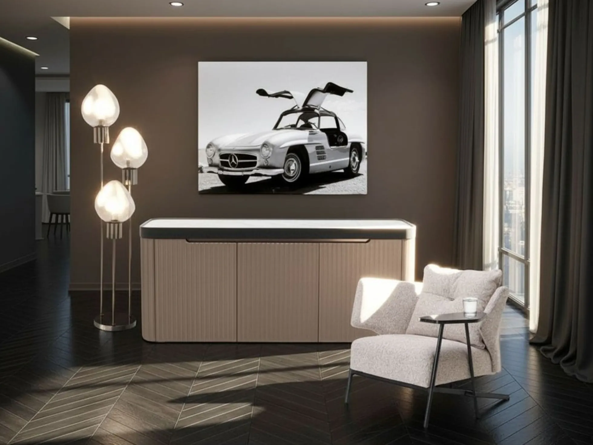Obraz Szklany Automotive Beauty 40x50cm