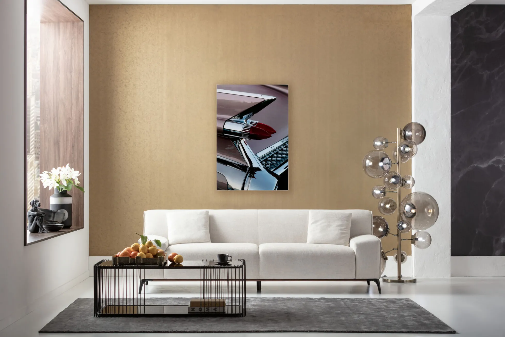 Obraz szklany Automotive Classic 120 x 80 cm