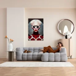 Obraz szklany Muse Vibe 80x120cm