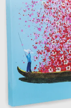 Obraz Touched Flower Boat 80x100 cm kolorowy
