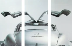 Obraz Triptychon Oldtimer Back 240x160 cm