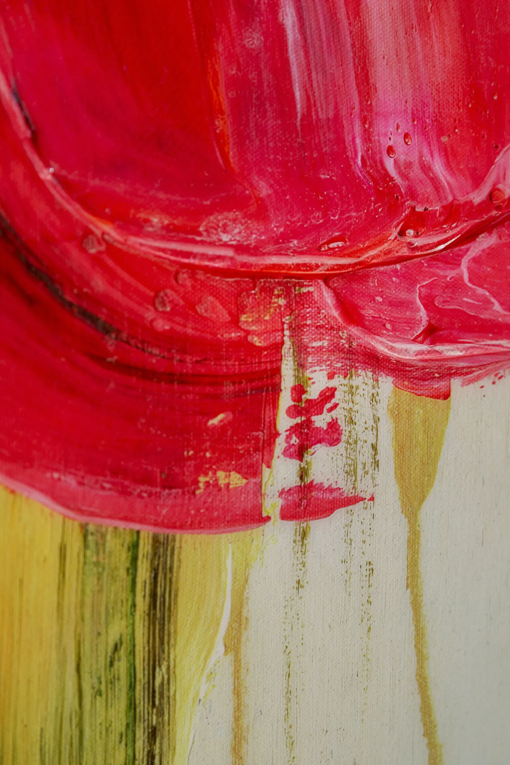 Obraz w ramie Abstract High Gloss różowy 160x120cm