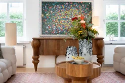 Obraz w ramie Floating Flower Market 150x100cm