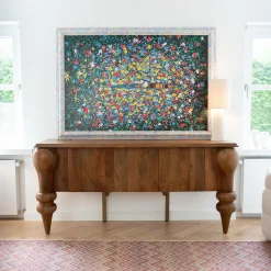 Obraz w ramie Floating Flower Market 150x100cm