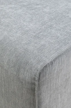 Otoman Infinity Chenille 120x100 cm szary