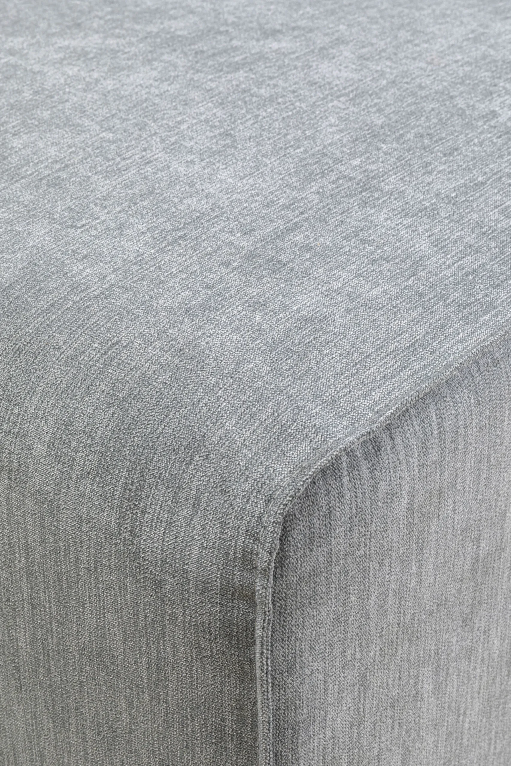 Otoman Infinity Chenille 120x100 cm szary