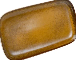 Półmisek żółty porcelana 30x26 cm