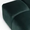 Podnóżek Belami Velvet 105x70 cm ciemnozielony