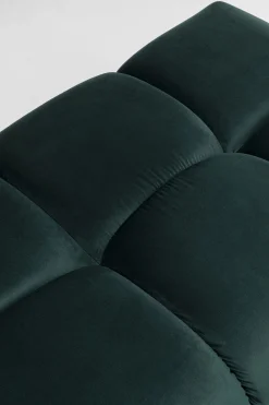 Podnóżek Belami Velvet 105x70 cm ciemnozielony
