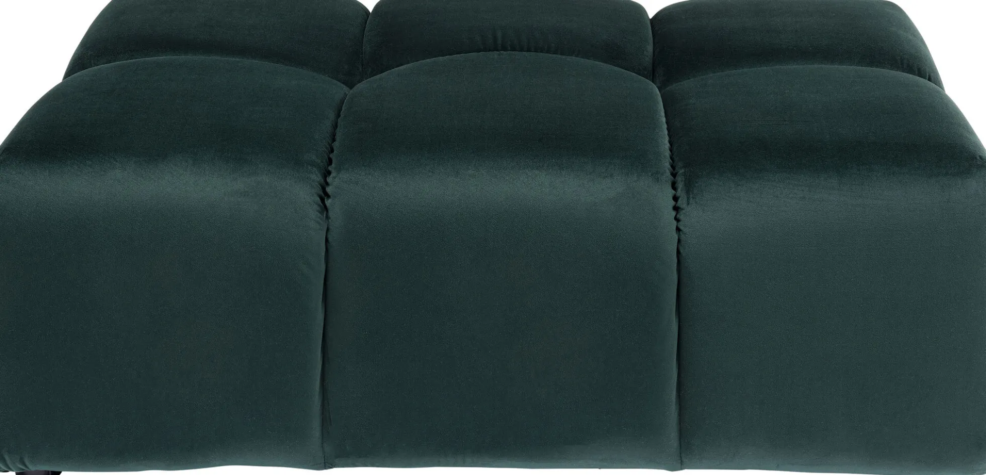 Podnóżek Belami Velvet 105x70 cm ciemnozielony