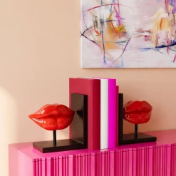 Podpórka na książki Lips czerwona (2-set)