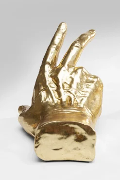 Podpórki na książki Fingers 16x21 cm złote