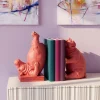 Podpórki na książki Hippo (2-set) różowe
