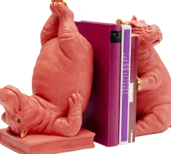 Podpórki na książki Hippo (2-set) różowe